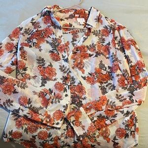 A new day button down blouse